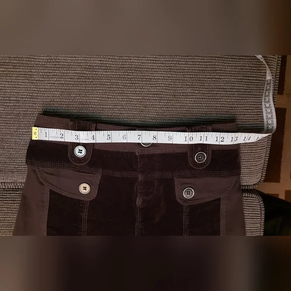 Brown Corduroy Knee Length Skirt Size 5/6 Classic Preppy Fall Tailored - Picture 6 of 10